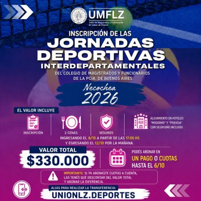 Jornadas Deportivas 2026 Información Sobre el Costo e Inscripción